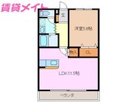 物件の間取り画像