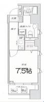 セレッソコートリバーサイドOSAKAの間取り
