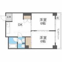 大阪府大阪市住之江区住之江1(マンション)の賃貸物件の間取り