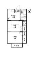 神奈川県大和市南林間5(アパート)の賃貸物件の間取り
