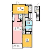 プロヴァンスみなみ山Bの間取り