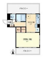 東京都目黒区柿の木坂2(マンション)の賃貸物件の間取り