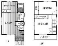 広島県安芸郡海田町昭和中町(アパート)の賃貸物件の間取り