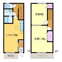 静岡県浜松市浜名区新原(一戸建)の賃貸物件の間取り