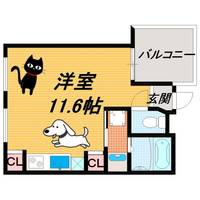大阪府大阪市鶴見区諸口1(マンション)の賃貸物件の間取り
