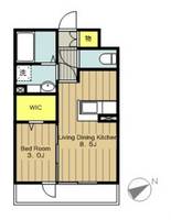 神奈川県相模原市中央区矢部3(アパート)の賃貸物件の間取り