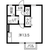 愛知県東海市大田町畑間(アパート)の賃貸物件の間取り