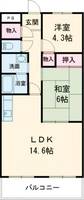 物件の間取り画像
