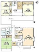 千葉県市原市ちはら台南5(一戸建)の賃貸物件の間取り