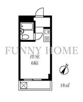 東京都目黒区中央町2(マンション)の賃貸物件の間取り