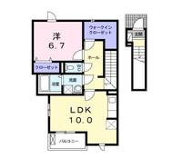東京都板橋区四葉1(アパート)の賃貸物件の間取り