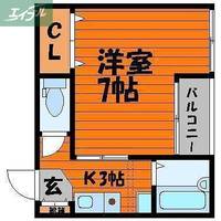 サライ西古松の間取り