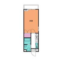 カシェット初芝の間取り