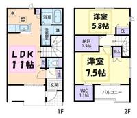 物件の間取り画像