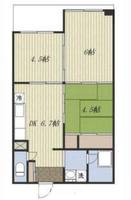 鹿児島県鹿児島市紫原6(マンション)の賃貸物件の間取り