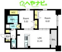 物件の間取り画像