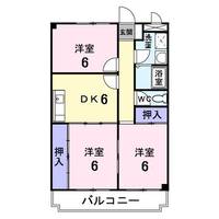 広島県広島市佐伯区坪井2(マンション)の賃貸物件の間取り