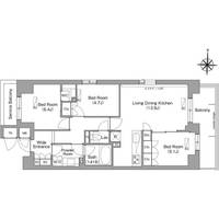 コンフォリア・リヴ八坂富士見の間取り