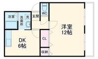 千成パークハイツアベの間取り