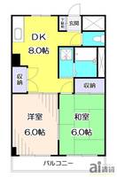 東京都清瀬市中里3(マンション)の賃貸物件の間取り