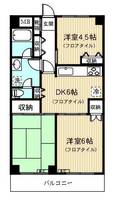 神奈川県川崎市宮前区鷺沼1(マンション)の賃貸物件の間取り