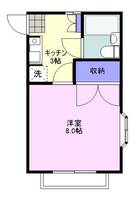 東京都昭島市昭和町4(アパート)の賃貸物件の間取り