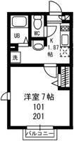 エム白金の間取り