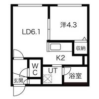 ELLE南麻生の間取り