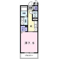 京都府舞鶴市字円満寺(マンション)の賃貸物件の間取り