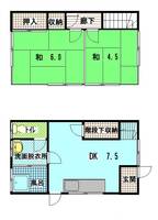 広島県広島市安芸区中野4(アパート)の賃貸物件の間取り