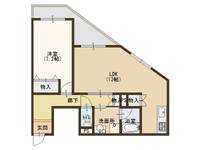 大阪府大阪市住之江区北加賀屋1(マンション)の賃貸物件の間取り