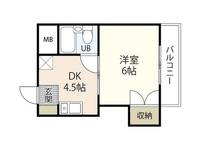 メゾン中山南の間取り