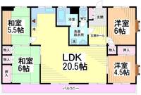神奈川県川崎市多摩区登戸(マンション)の賃貸物件の間取り