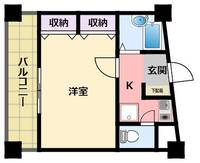 兵庫県西宮市戸田町(マンション)の賃貸物件の間取り