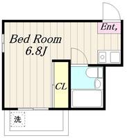 神奈川県相模原市中央区千代田1(マンション)の賃貸物件の間取り