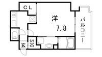 GENOVIA神戸湊川公園の間取り