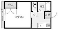 新潟県新潟市東区物見山4(アパート)の賃貸物件の間取り