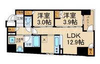 ソルレヴェンテ堀川高辻の間取り