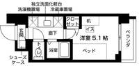 キャンパスヴィレッジ京都衣笠の間取り