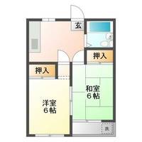 長村第6マンションの間取り