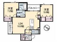 アズール牛田本町の間取り