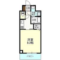 栃木県宇都宮市大通り3(マンション)の賃貸物件の間取り