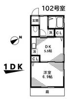東京都足立区新田1(アパート)の賃貸物件の間取り