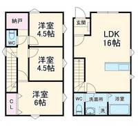 物件の間取り画像