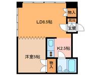 北海道帯広市西二条南11(マンション)の賃貸物件の間取り