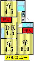 堀井コーポの間取り