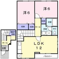 ハイブリッヂハピネスBの間取り