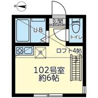 神奈川県横浜市保土ヶ谷区常盤台(アパート)の賃貸物件の間取り