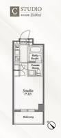 東京都港区南麻布2(マンション)の賃貸物件の間取り