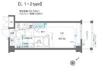 東京都大田区南六郷2(マンション)の賃貸物件の間取り